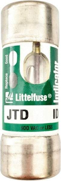 Littelfuse - 300 VDC, 600 VAC, 40 Amp, Time Delay General Purpose Fuse - 2-3/8" OAL, 20 at DC, 200/300 at AC kA Rating, 1-1/16" Diam - Top Tool & Supply