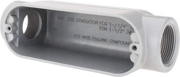 Value Collection - Form 85, C Body, 1-1/4" Trade, IMC, Rigid Aluminum Conduit Body - Oval - Top Tool & Supply