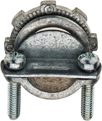 Value Collection - 1/2" Trade, Die Cast Zinc Squeeze Clamp Straight Conduit Connector - Top Tool & Supply