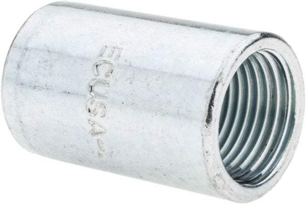 Value Collection - 1/2" Trade, Steel Threaded Straight Rigid/Intermediate (IMC) Conduit Coupling - Top Tool & Supply