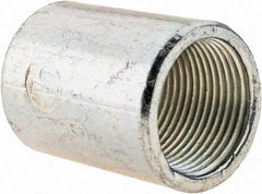 Value Collection - 3/4" Trade, Steel Threaded Straight Rigid/Intermediate (IMC) Conduit Coupling - Top Tool & Supply