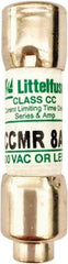 Value Collection - 250 VDC, 600 VAC, 8 Amp, Time Delay General Purpose Fuse - 300 at AC kA Rating - Top Tool & Supply