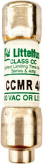 Value Collection - 300 VDC, 600 VAC, 4 Amp, Time Delay General Purpose Fuse - 300 at AC kA Rating - Top Tool & Supply