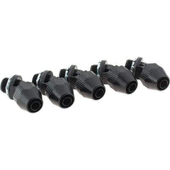 Value Collection - 3/8" Trade, PVC Compression & Threaded Angled Liquidtight Conduit Connector - Top Tool & Supply