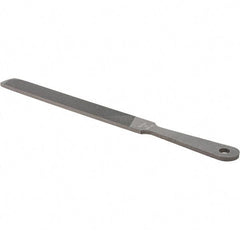 Value Collection - 8" Long, Hand American-Pattern File - Single, Double Cut, 3/16" Overall Thickness, Handle - Top Tool & Supply