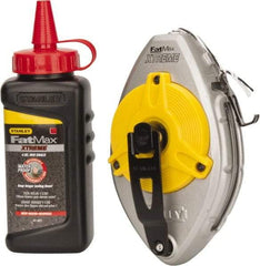 Stanley - 100' Long Chalk Reel - Red - Top Tool & Supply