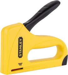 Stanley - Manual Staple Gun - 1/4, 5/16, 3/8" Staples, Yellow & Black, ABS - Top Tool & Supply