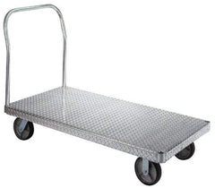 Wesco Industrial Products - 2,000 Lb. Load Capacity, Aluminum Platform Truck - 60 Inch Long x 30 Inch Wide - Top Tool & Supply