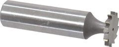 Whitney Tool Co. - 5/8" Diam x 5/64" Face Width, Cobalt, 12 Teeth, Shank Connection Woodruff Keyseat Cutter - Uncoated, 2-5/64" OAL x 1/2" Shank, Straight Teeth - Top Tool & Supply