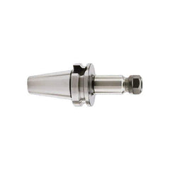 HAIMER - 0.05" to 0.51" Capacity, 70mm Projection, BT50 Taper Shank, ER20 Collet Chuck - 0.0001" TIR, Through-Spindle - Exact Industrial Supply