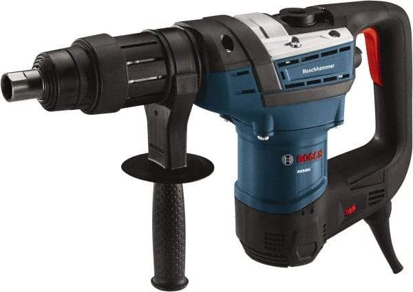 Bosch - 120 Volt 1-9/16" Keyless Chuck Electric Rotary Hammer - 0 to 3,600 BPM, 0 to 350 RPM - Top Tool & Supply