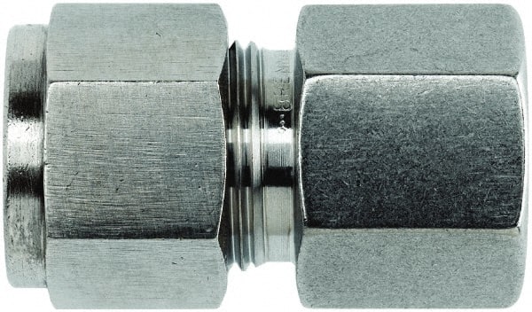 Brennan - 3/8" Tube OD x 1/8 NPT Stainless Steel Compression Tube Female Connector - Top Tool & Supply