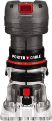 Porter-Cable - 31,000 RPM, 0.5 HP, 4.4 Amp, Laminate Trimmer Electric Router - 120 Volts, 1/4 Inch Collet - Top Tool & Supply