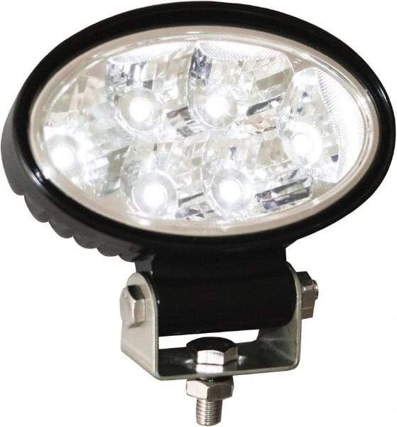 Buyers Products - 12 to 24 Volt, Clear Flood Beam Light - 1.5 Amps, 1,350 Lumens, 6 LED Lamp - Top Tool & Supply