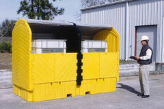 UltraTech - IBC Storage Lockers Type: IBC Pallet Number of Totes: 2 - Top Tool & Supply