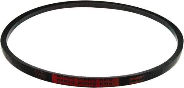 Bando - Section C, 7/8" Wide, 139" Outside Length, V-Belt - Black, Power King, No. C135 - Top Tool & Supply