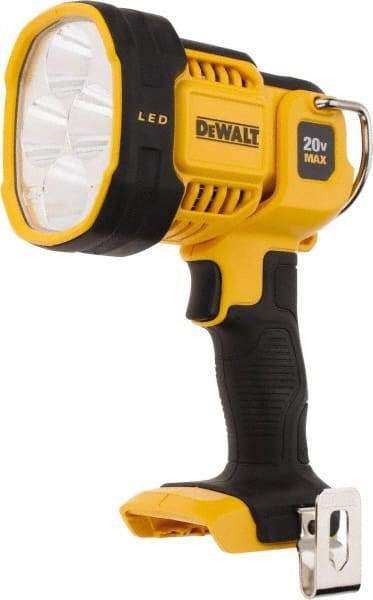 DeWALT - 20 Volts, 1000 Lumens, Cordless Work Light - White/Red, Up to 135 hr Run Time - Top Tool & Supply