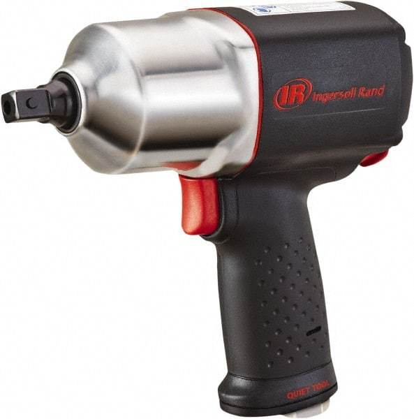 Ingersoll-Rand - 1/2" Drive, 11,000 RPM, 780 Ft/Lb Torque Impact Wrench - Pistol Grip Handle, 1,250 IPM, 5.8 CFM, 90 psi, 1/4" NPTF Inlet - Top Tool & Supply