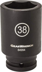 GearWrench - 3/4" Drive 30mm Deep Impact Socket - 6 Points, 3-19/35" OAL - Top Tool & Supply