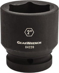 GearWrench - 1" Drive 7/8" Standard Impact Socket - 6 Points, 2-15/53" OAL - Top Tool & Supply