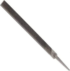 Anglo American - 14" Long, Second Cut, Mill American-Pattern File - Single Cut, 0.22" Overall Thickness, Tang - Top Tool & Supply