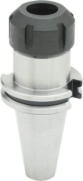 Parlec - 1mm to 13mm Capacity, 6" Projection, CAT40 Taper Shank, ER20 Collet Chuck - 8.69" OAL - Exact Industrial Supply