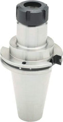 Parlec - 1mm to 16mm Capacity, 6" Projection, CAT50 Taper Shank, ER25 Collet Chuck - 10" OAL - Exact Industrial Supply