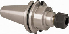 Parlec - 0.5mm to 10mm Capacity, 2.72" Projection, CAT40 Taper Shank, ER16 Collet Chuck - 5.41" OAL - Exact Industrial Supply