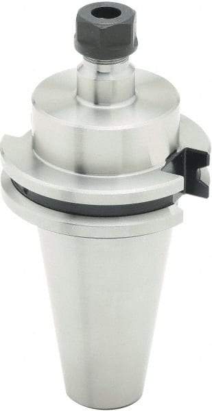 Parlec - 0.5mm to 7mm Capacity, 2-1/2" Projection, CAT40 Taper Shank, ER11 Collet Chuck - 5.19" OAL - Exact Industrial Supply