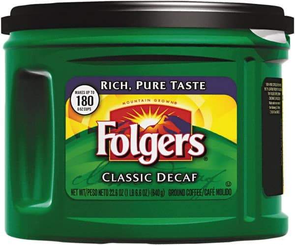 Folgers - Decaffeinated Coffee - Top Tool & Supply