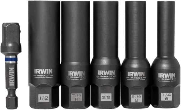 Irwin - 6 Piece Bolt Extractor Set - Clam Shell - Top Tool & Supply