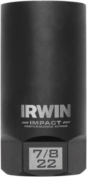 Irwin - 3/8" Drive Reverse Spiral Flute Hex Bolt Remover - 1/4" Hex, 2-1/2" OAL - Top Tool & Supply