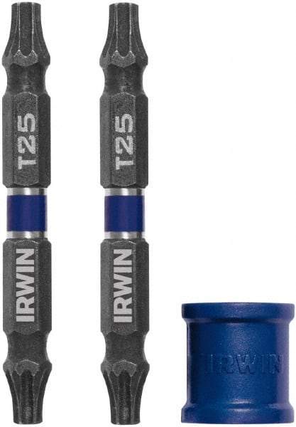 Irwin - 3 Piece, Torx Handle, Double End Bit Set - Top Tool & Supply