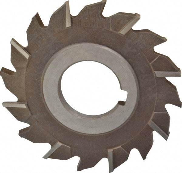 Keo - 3" Diam x 3/16" Width of Cut, 16 Teeth, High Speed Steel Side Milling Cutter - Staggered Teeth, Uncoated - Top Tool & Supply