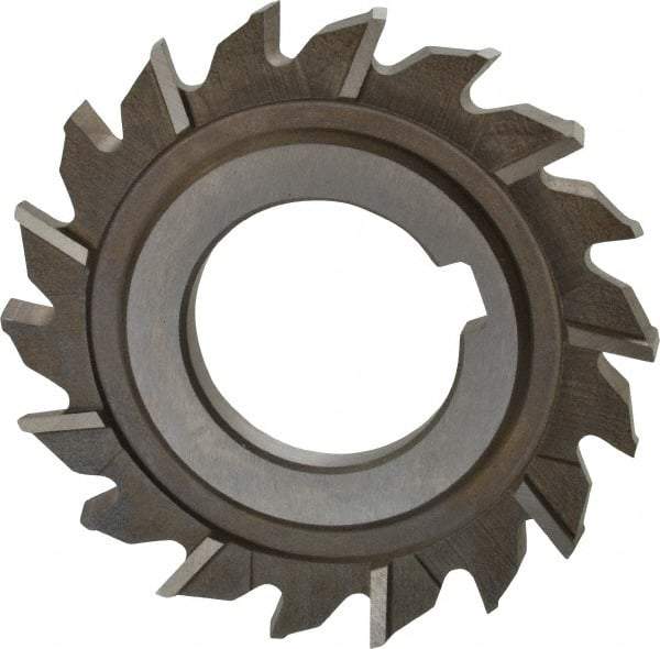 Keo - 3" Diam x 1/4" Width of Cut, 18 Teeth, High Speed Steel Side Milling Cutter - Staggered Teeth, Uncoated - Top Tool & Supply