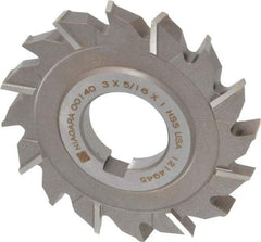 Keo - 3" Diam x 5/16" Width of Cut, 16 Teeth, High Speed Steel Side Milling Cutter - Staggered Teeth, Uncoated - Top Tool & Supply