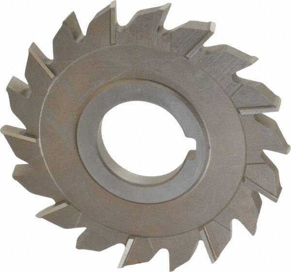 Keo - 4" Diam x 5/16" Width of Cut, 18 Teeth, High Speed Steel Side Milling Cutter - Staggered Teeth, Uncoated - Top Tool & Supply