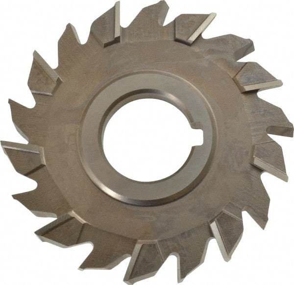 Keo - 4" Diam x 3/8" Width of Cut, 18 Teeth, High Speed Steel Side Milling Cutter - Staggered Teeth, Uncoated - Top Tool & Supply