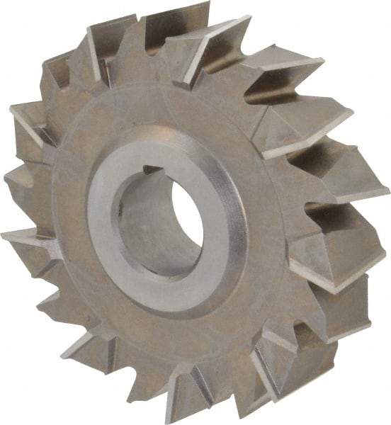 Keo - 4" Diam x 1" Width of Cut, 18 Teeth, High Speed Steel Side Milling Cutter - Staggered Teeth, Uncoated - Top Tool & Supply