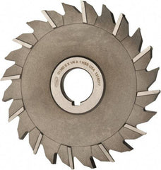 Keo - 5" Diam x 1/4" Width of Cut, 24 Teeth, High Speed Steel Side Milling Cutter - Staggered Teeth, Uncoated - Top Tool & Supply