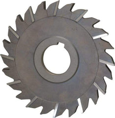 Keo - 5" Diam x 1/4" Width of Cut, 24 Teeth, High Speed Steel Side Milling Cutter - Staggered Teeth, Uncoated - Top Tool & Supply