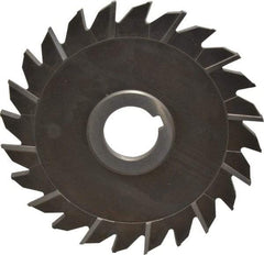 Keo - 6" Diam x 1/4" Width of Cut, 24 Teeth, High Speed Steel Side Milling Cutter - Staggered Teeth, Uncoated - Top Tool & Supply