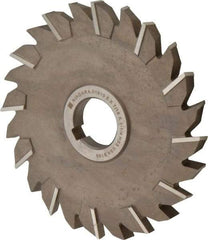 Keo - 6" Diam x 7/16" Width of Cut, 24 Teeth, High Speed Steel Side Milling Cutter - Staggered Teeth, Uncoated - Top Tool & Supply