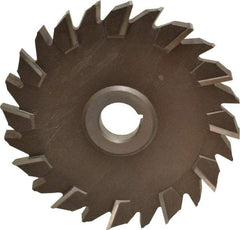 Keo - 6" Diam x 1/2" Width of Cut, 24 Teeth, High Speed Steel Side Milling Cutter - Staggered Teeth, Uncoated - Top Tool & Supply