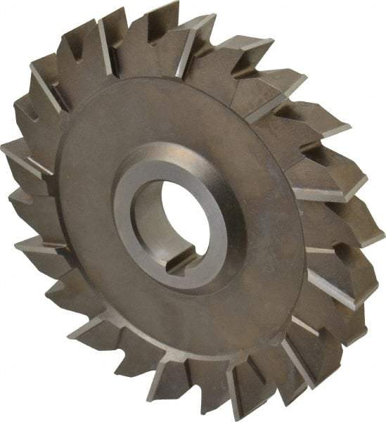 Keo - 6" Diam x 3/4" Width of Cut, 24 Teeth, High Speed Steel Side Milling Cutter - Staggered Teeth, Uncoated - Top Tool & Supply