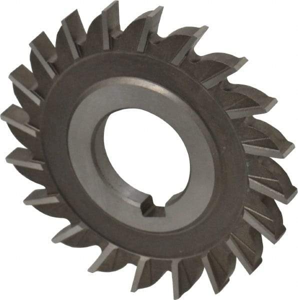 Keo - 3" Diam x 1/4" Width of Cut, 20 Teeth, High Speed Steel Side Milling Cutter - Straight Teeth, Uncoated - Top Tool & Supply