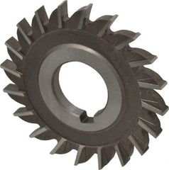 Keo - 3" Diam x 1/4" Width of Cut, 20 Teeth, High Speed Steel Side Milling Cutter - Straight Teeth, Uncoated - Top Tool & Supply