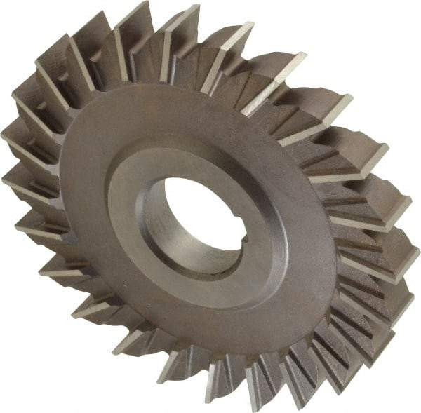 Keo - 4" Diam x 1/2" Width of Cut, 24 Teeth, High Speed Steel Side Milling Cutter - Straight Teeth, Uncoated - Top Tool & Supply