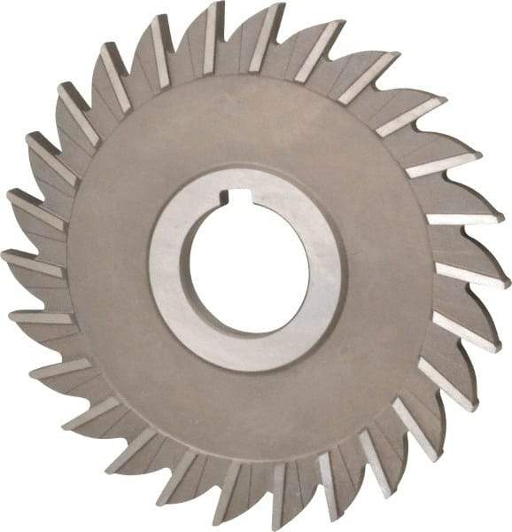 Keo - 5" Diam x 1/4" Width of Cut, 26 Teeth, High Speed Steel Side Milling Cutter - Straight Teeth, Uncoated - Top Tool & Supply