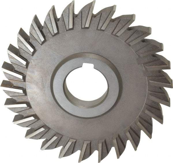 Keo - 5" Diam x 1/2" Width of Cut, 26 Teeth, High Speed Steel Side Milling Cutter - Straight Teeth, Uncoated - Top Tool & Supply